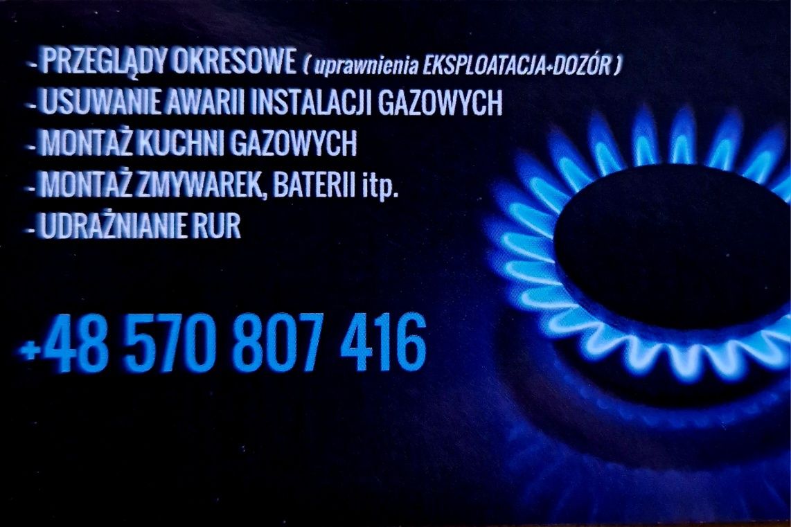 Usługi Hydrauliczno-Gazowe

- Przeglądy okresowe instalacji gazowej,