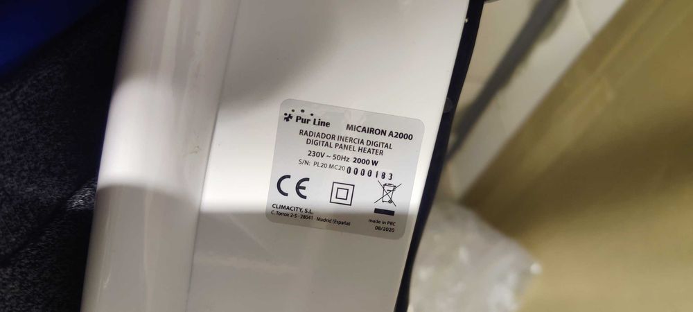 Grzejnik energooszczędny z płytą żeliwną 2000w WIFI Tuya