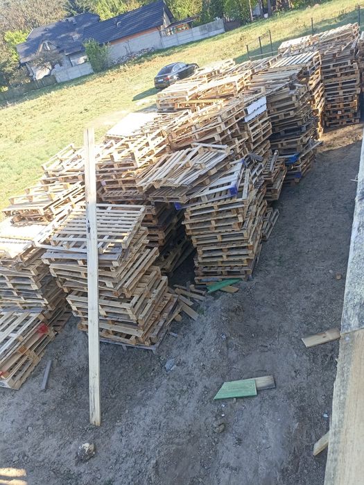 Opał drewno palety na opał 120x100