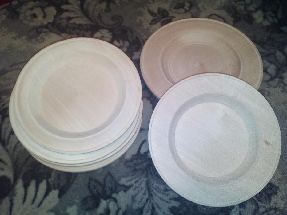 Деревянные тарелки точенная из дерева для художественной резьбы (липа)