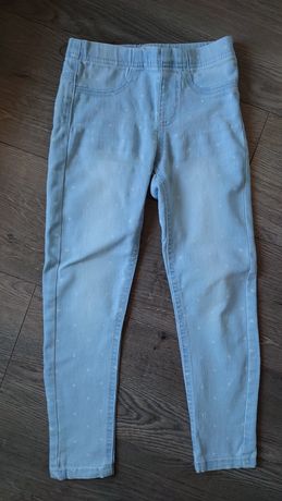 Spodnie jeansowe jeansy jegginsy rozm. 122