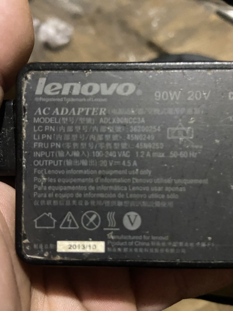 Оригинальный блок питания Lenovo  USB