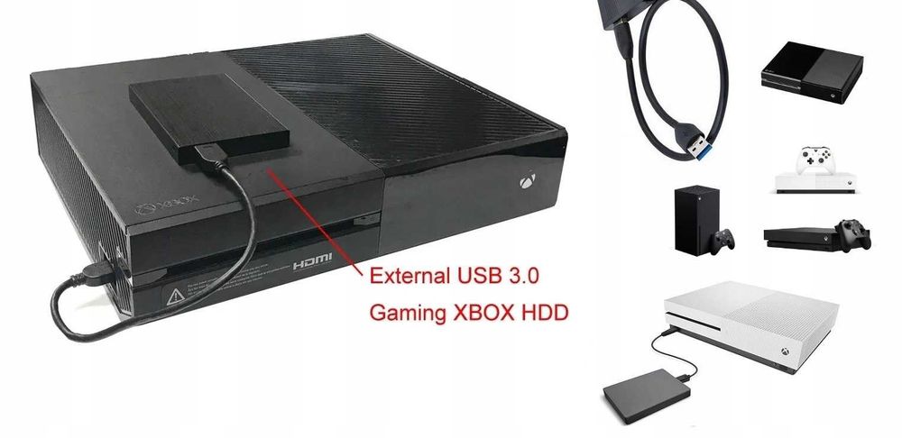 Nowy dodatkowy Dysk Xbox Drive 500GB Xbox One Series S X  * Game Drive