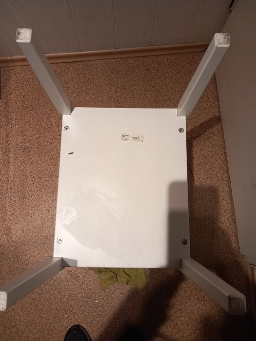 Stolik drewniany IKEA blat 46x35 wysokość 70 cm
