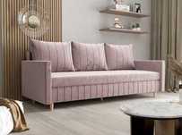 Kanapa Sofa Rozkładana Trzyosobowa 224 + Pojemnik Bari RS04 O-SOFA