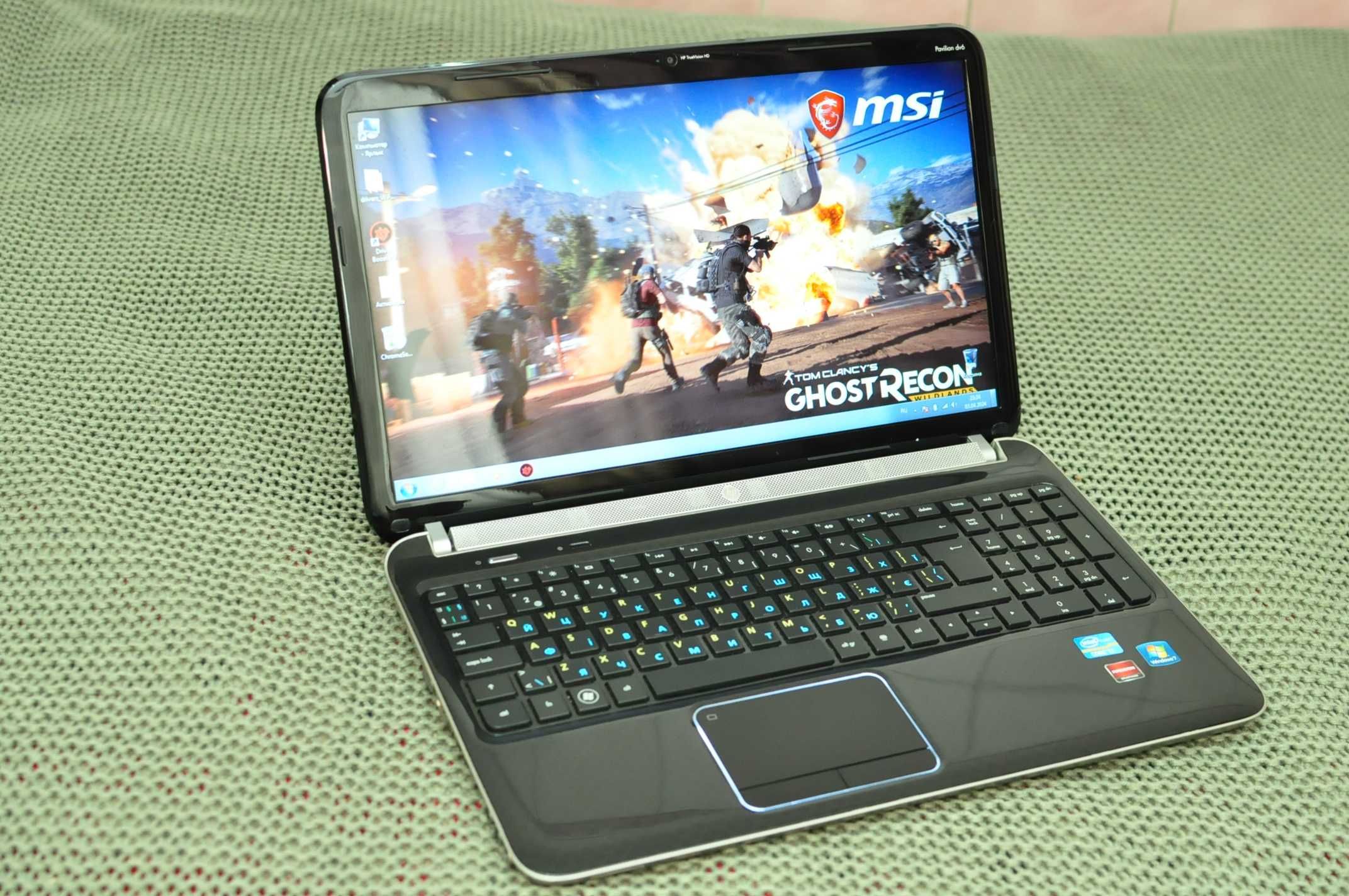 Игровой ноутбук HP DV6 (Core i7/12Gb/640Gb/Radeon 2Gb)