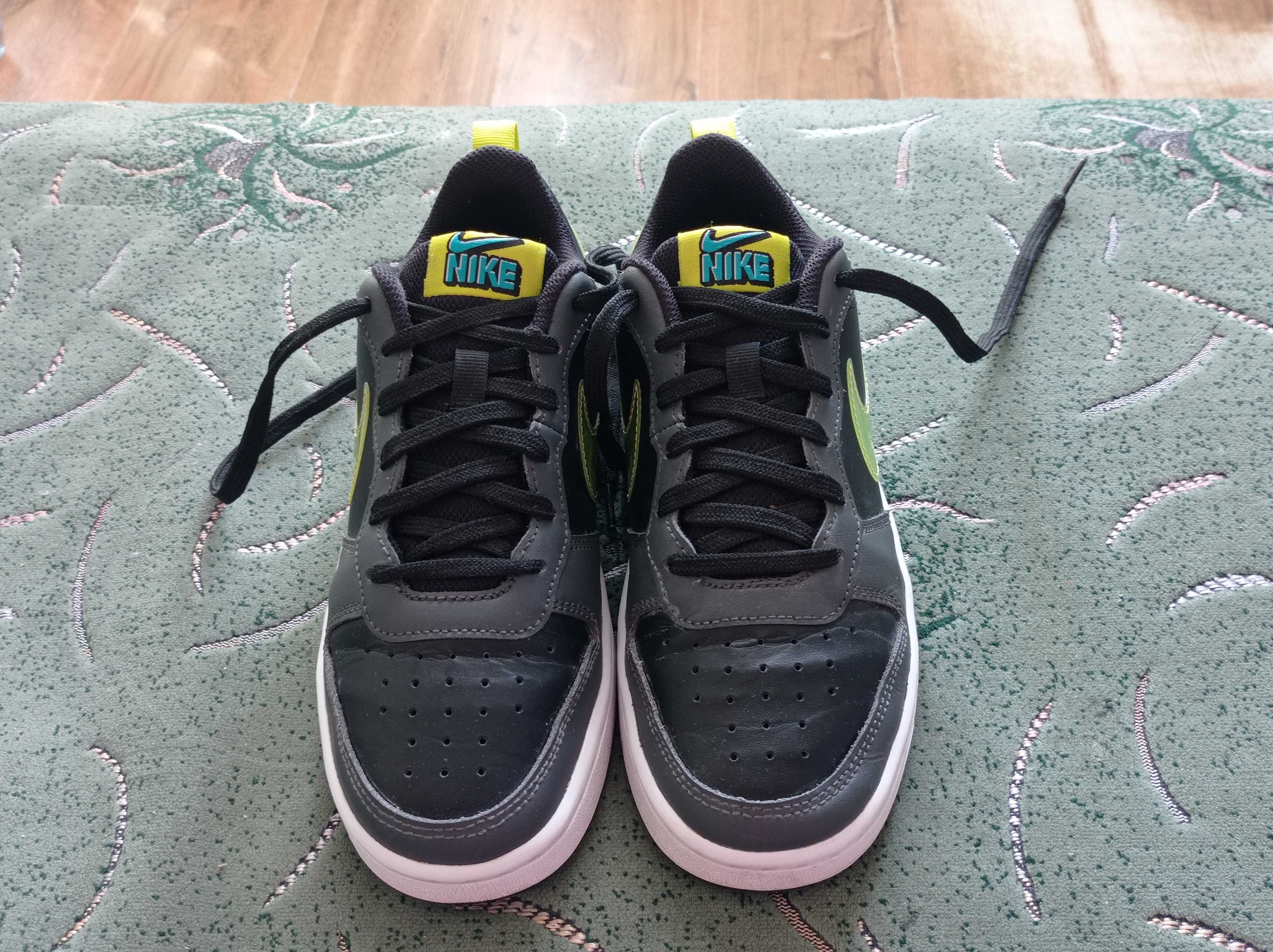Кроссовки /кеды кожаные Nike оригинал размер-37,5 стелька-23,5-24см