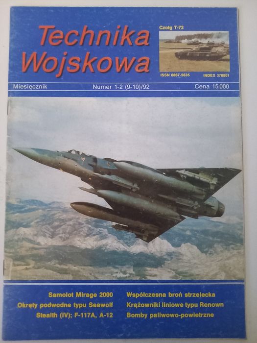 Technika Wojskowa 1-2 (9-10) 1992