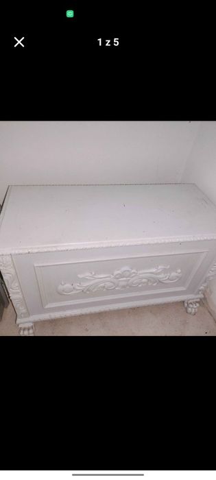 Skrzynia drewniana, 100cm x45cm, używana stan B.dobry
