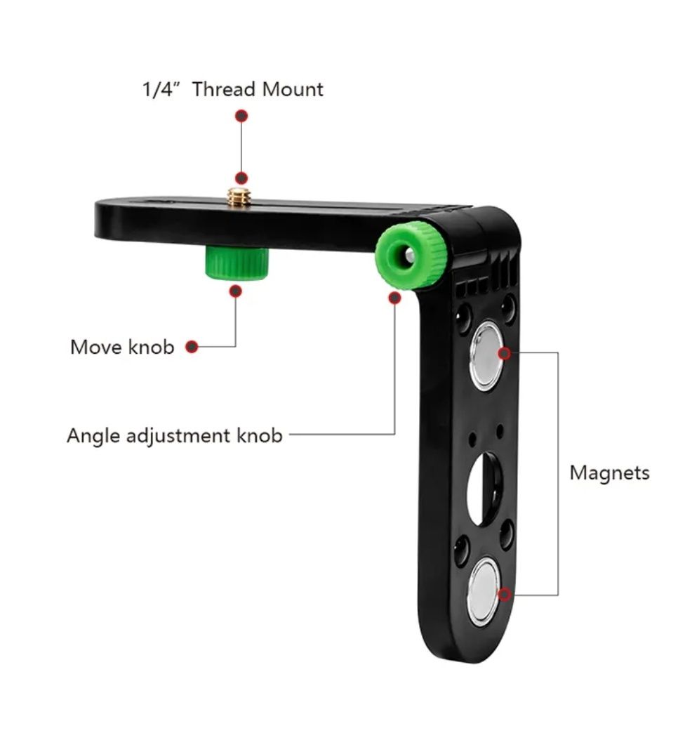 Магнитный держатель уровня 1/4