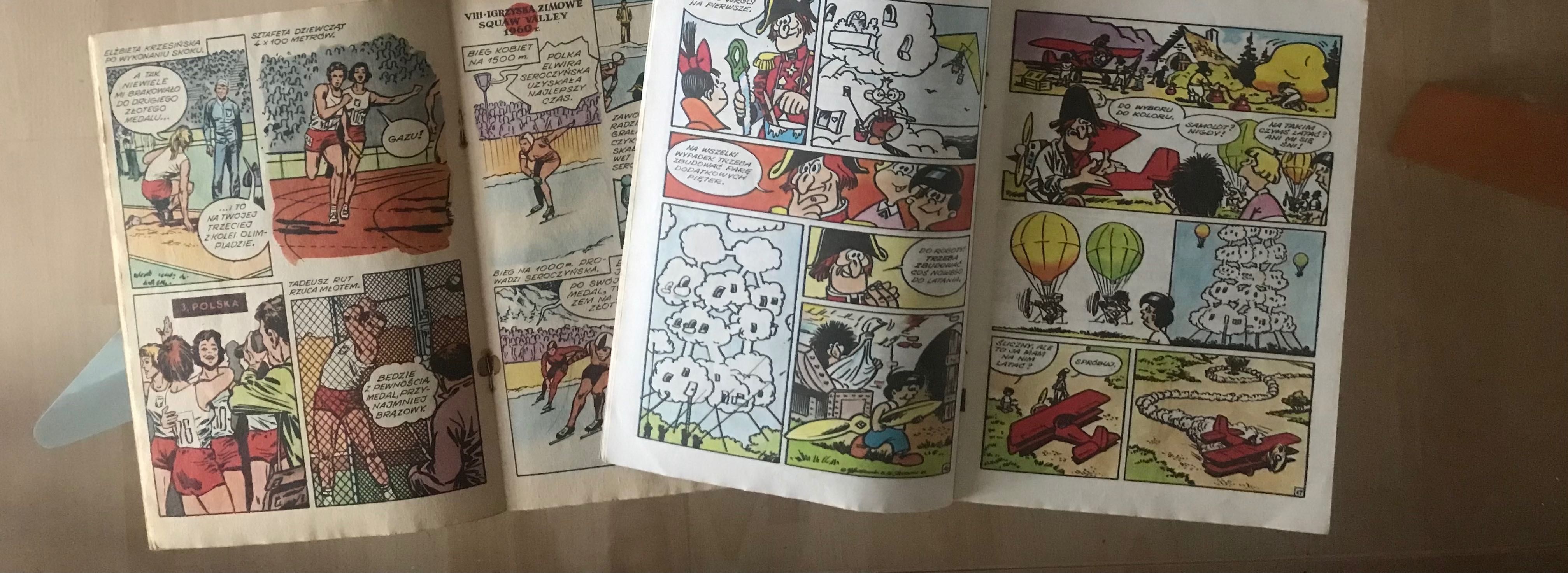 Komiks PRL Polacy na olimpijskich arenach, Miasto z chmur