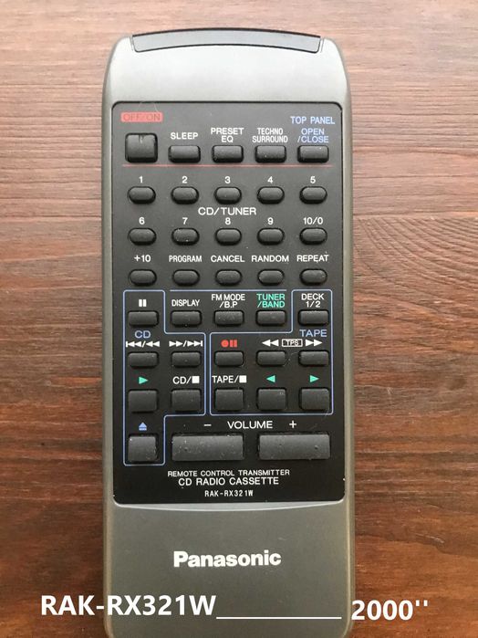 Пульт Panasonic RX-серія