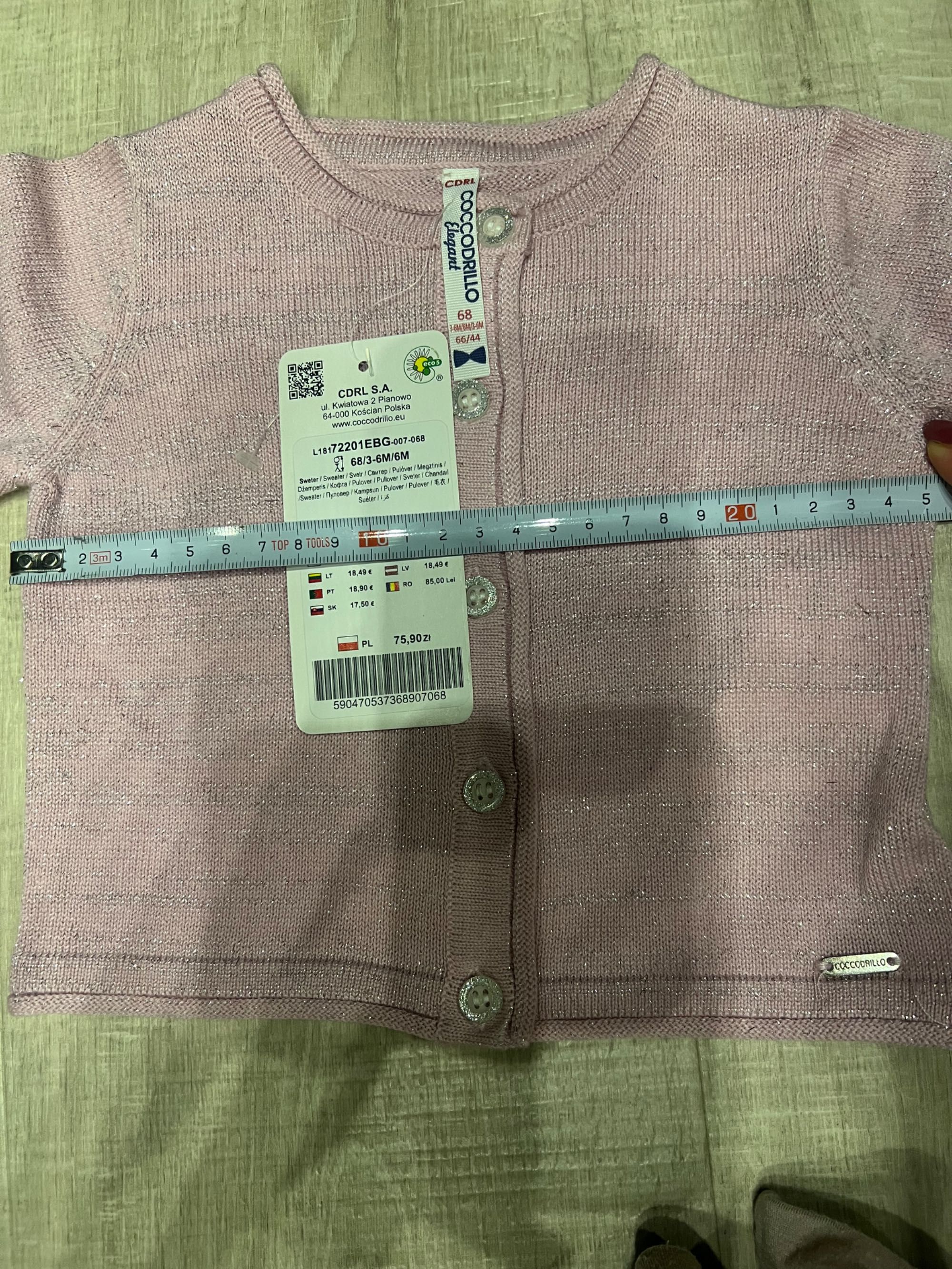 Sweterek sweter coccodrillo 68