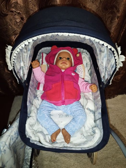 Висока іграшкова коляска для ляльок Іспанія