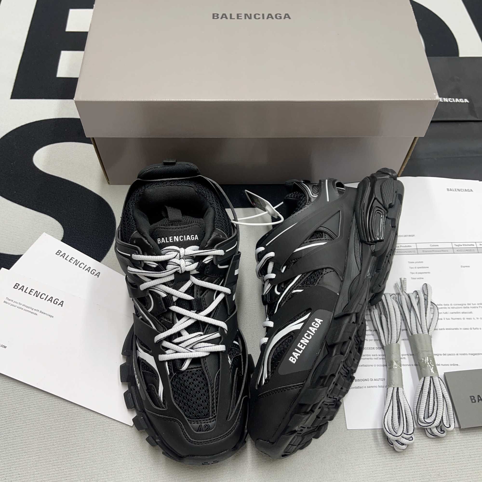 Buty Balenciaga Track Black White (35-46)