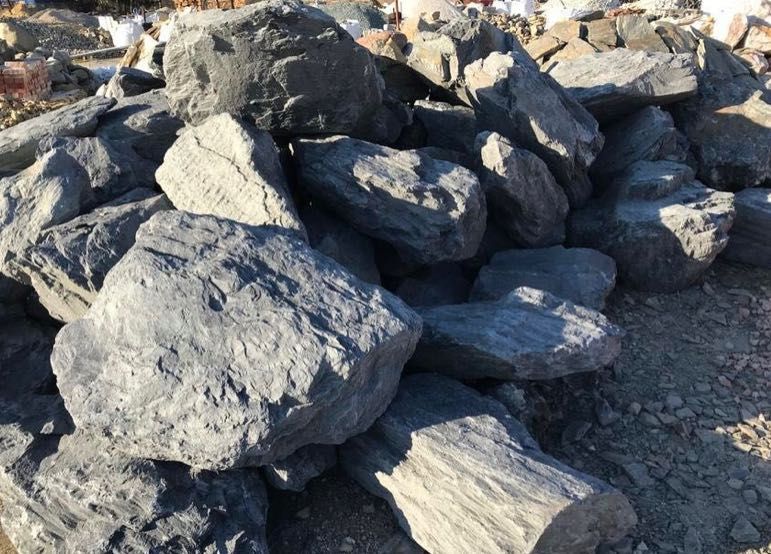 Kamień Akwarystyczny Czarny Łupek Filitowy Wapień Skała Tanganika