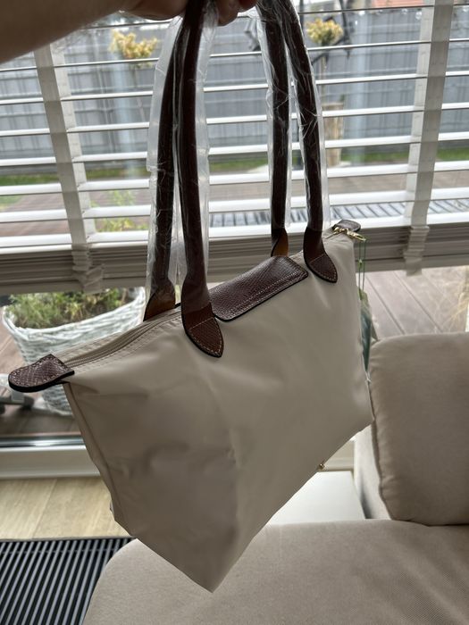 Torebka Longchamp kremowa M