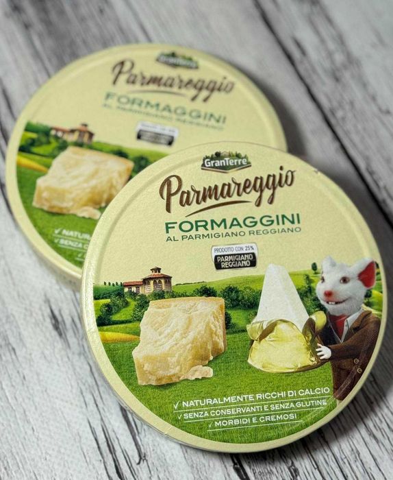 Плавлені сирочки Gran Terre Parmareggio (мишка) 140г