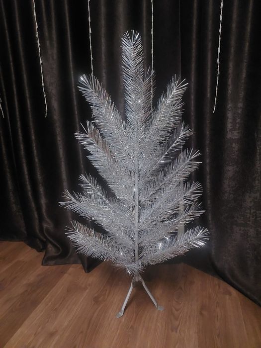 Елка винтажная, разборная СССР в родной коробке+Подарок игрушки СССР