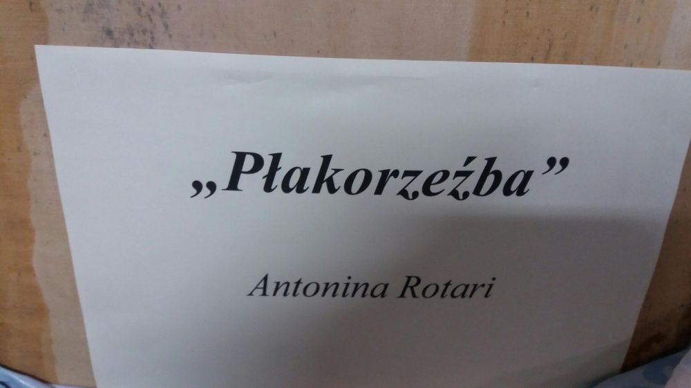 Baletnica rzeźba z drewna