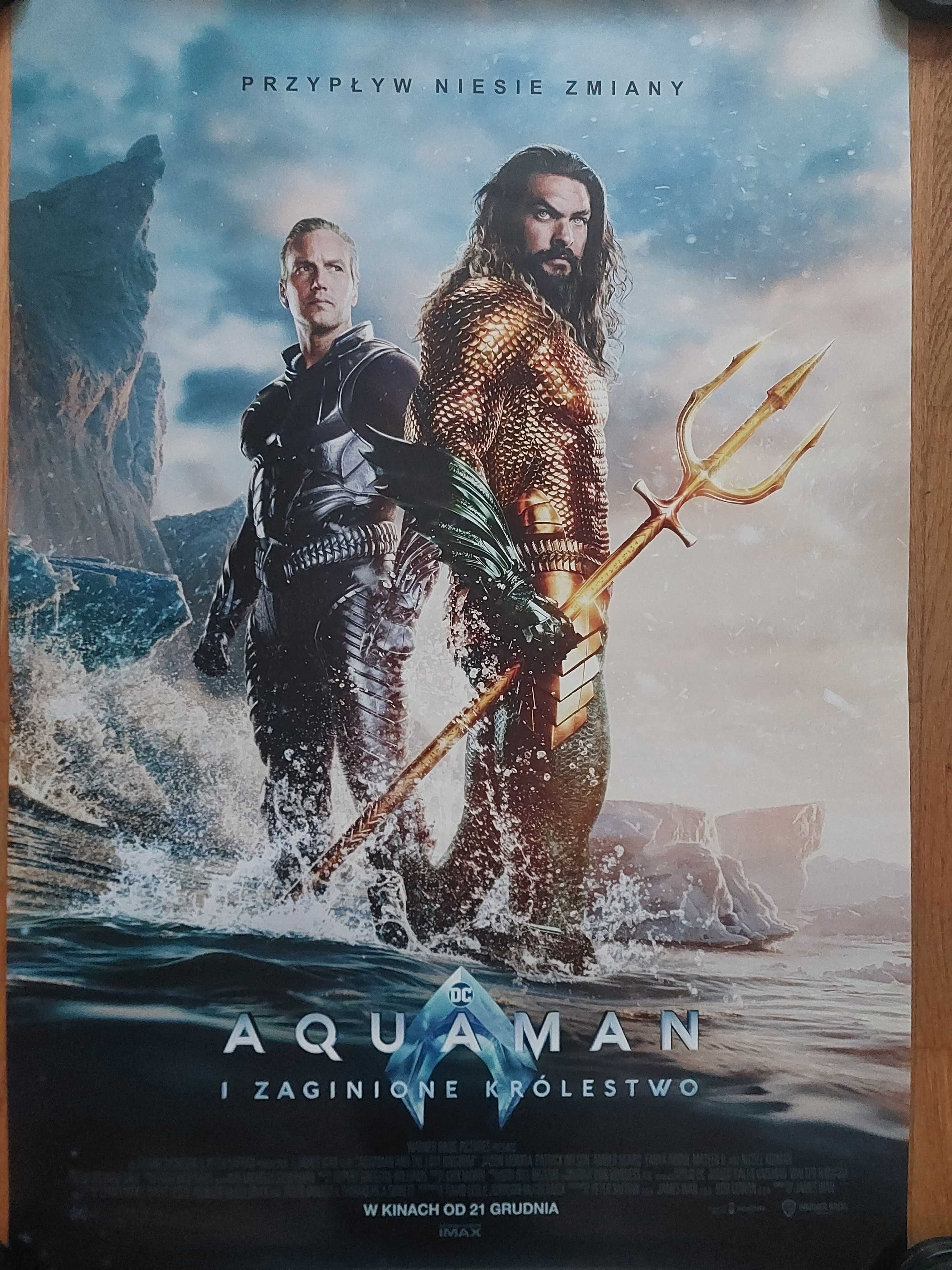 Plakat filmowy ,,Aquaman i zaginione królestwo"