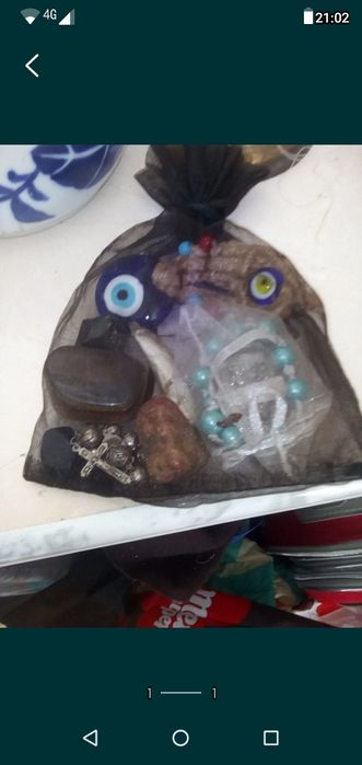 Saquinho do olho azul