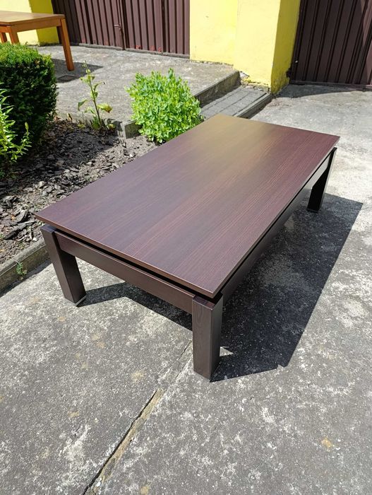 Ława drewniana ciemny brąz