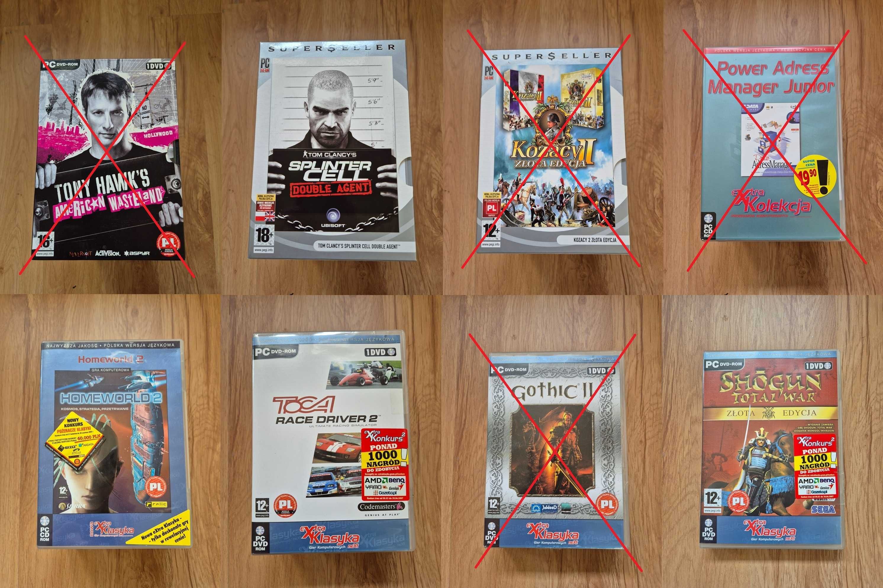 Sprzedam gry PC - klasyki, Hitman, Assasin, Splinter Cell, Toca Race