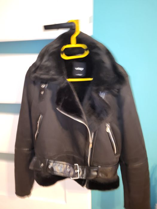 Kurtka ramoneska z kożuszkiem