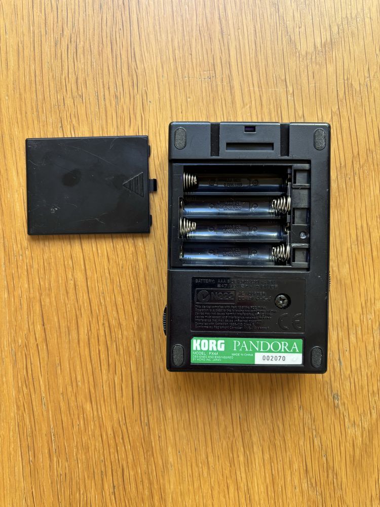 Korg Pandora PX4A efeitos guitarra acustica