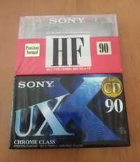 Cassetes SONY UX e HF 90 min - Novas e Seladas