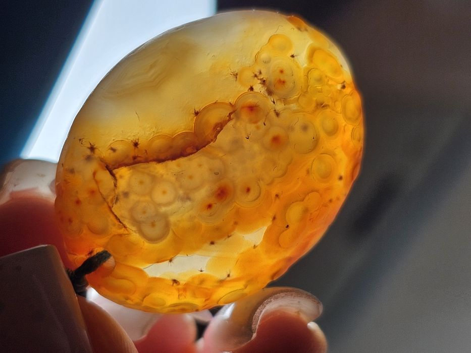 Agat Alxa gobi wisiorek