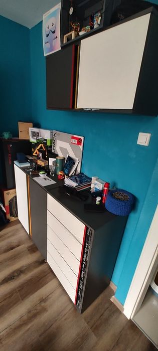 Zestaw mebli Black Red White