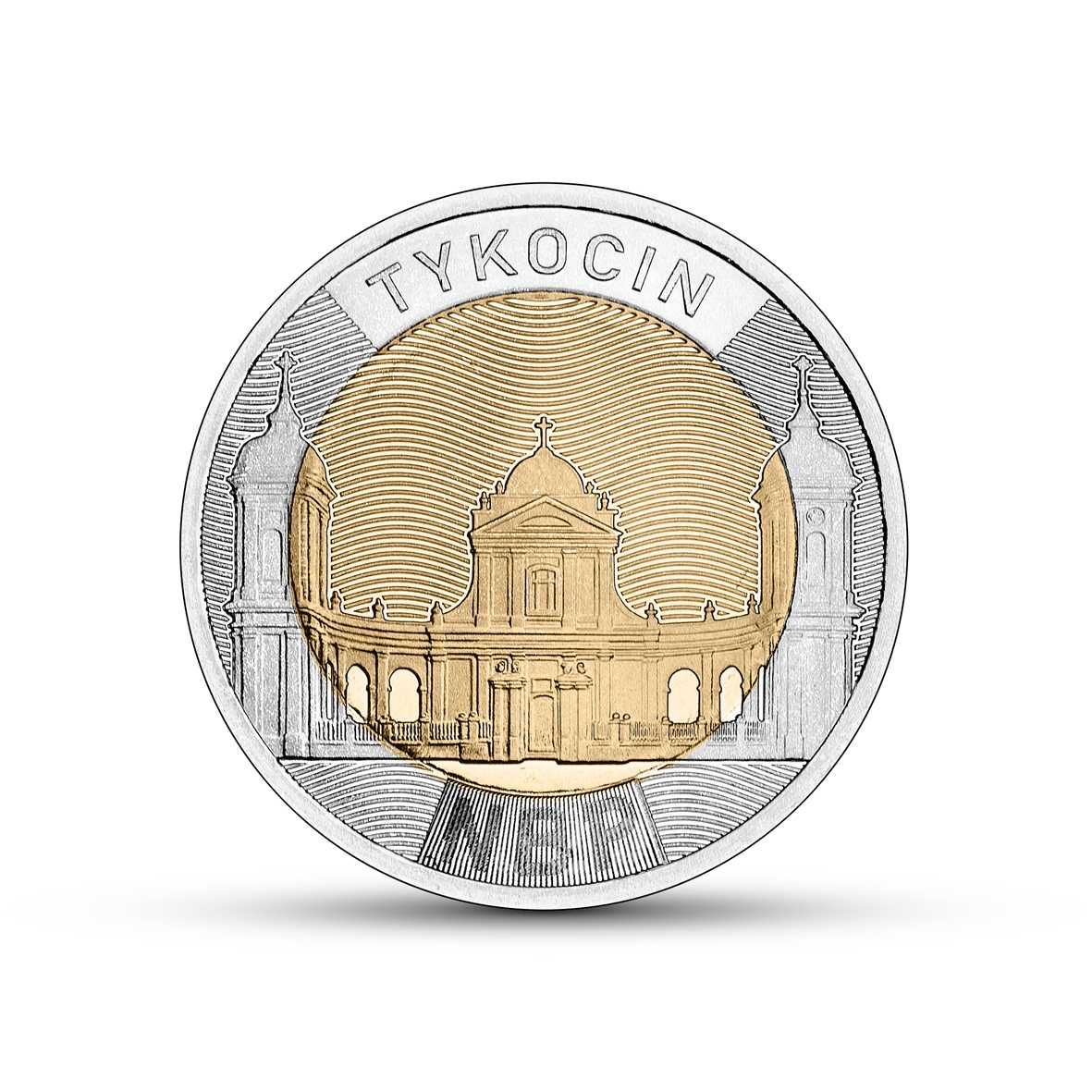 Moneta 5 zł - Odkryj Polskę - Tykocin - 2025 rok