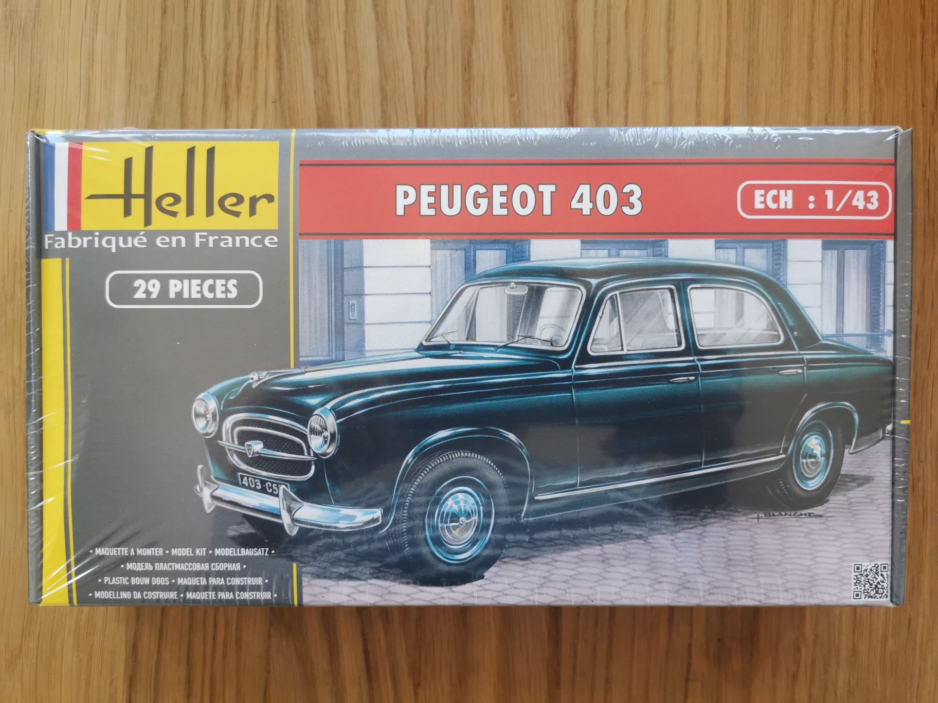 Peugeot 403 model do sklejania 1:43