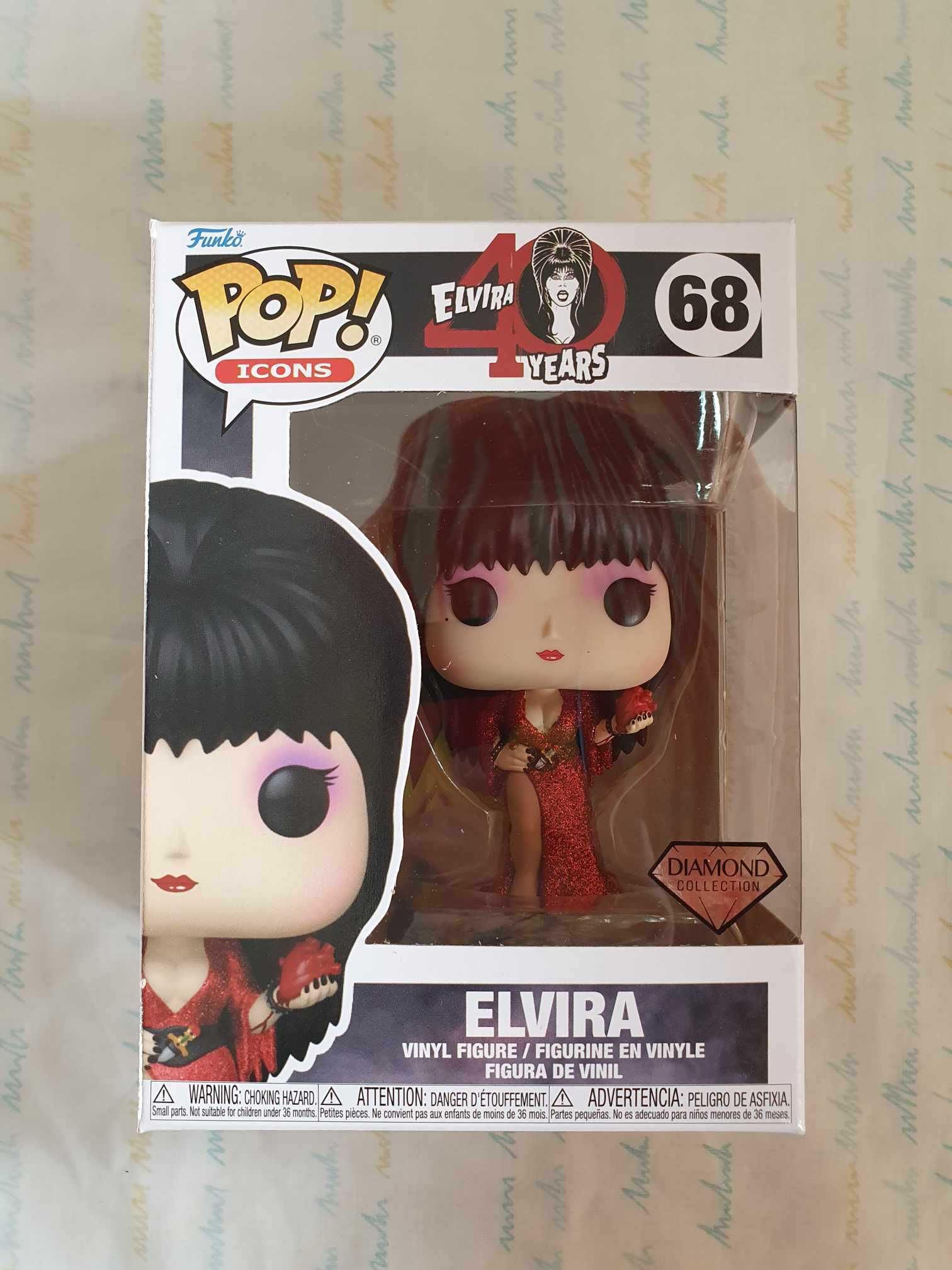 Funko Pop Icons 68 Elvira Diamond Collection