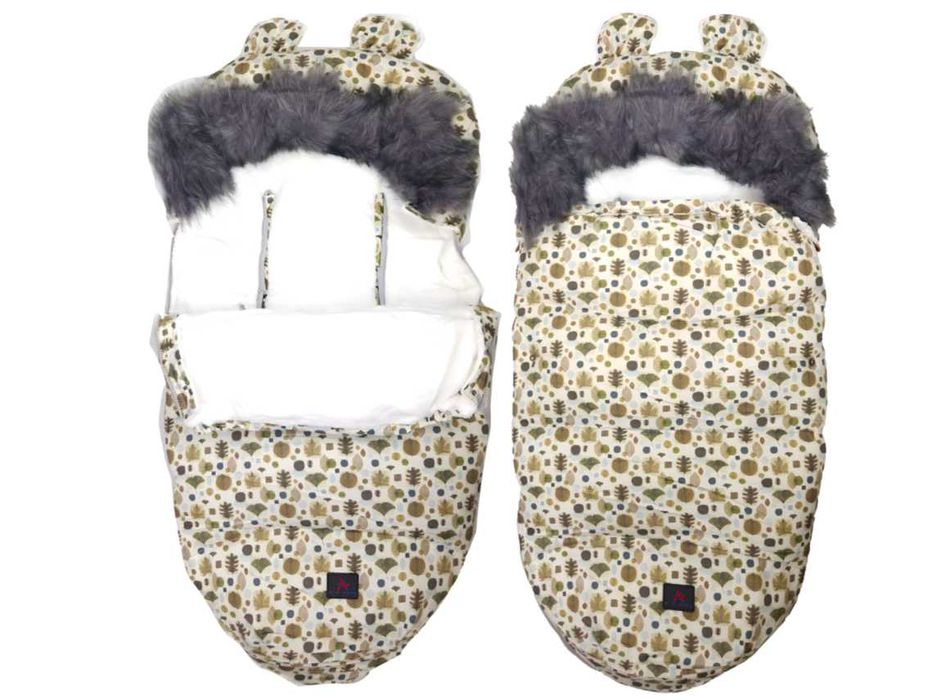 ŚPIWOREK Do Wózka Premium 100cm Ocieplany Futerko Niemowlęcy *NOWY*