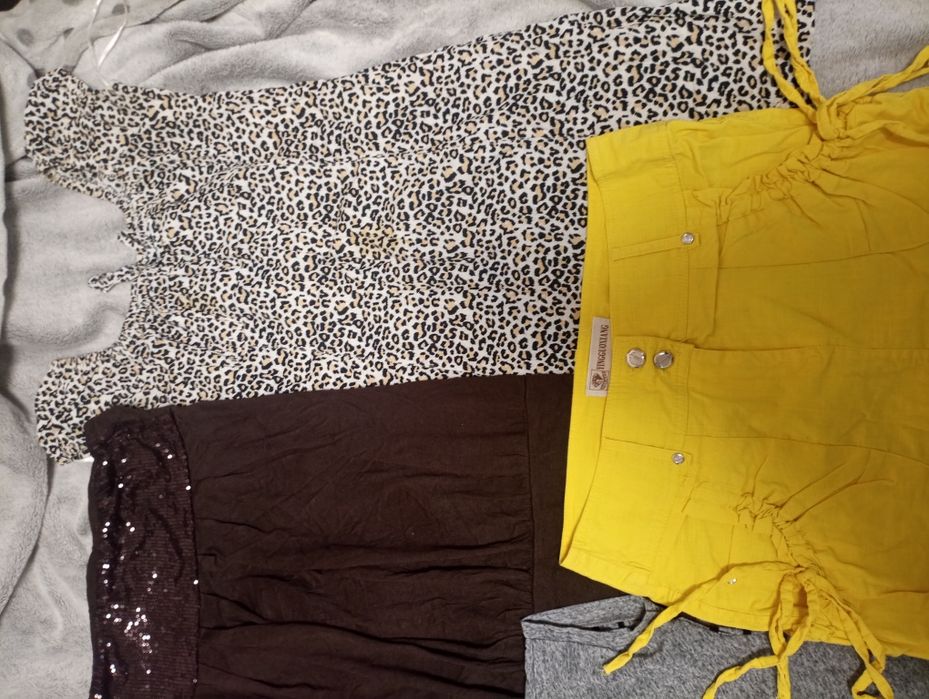 Пакет вещей 12-13 лет, рубашка, юбка, футболки