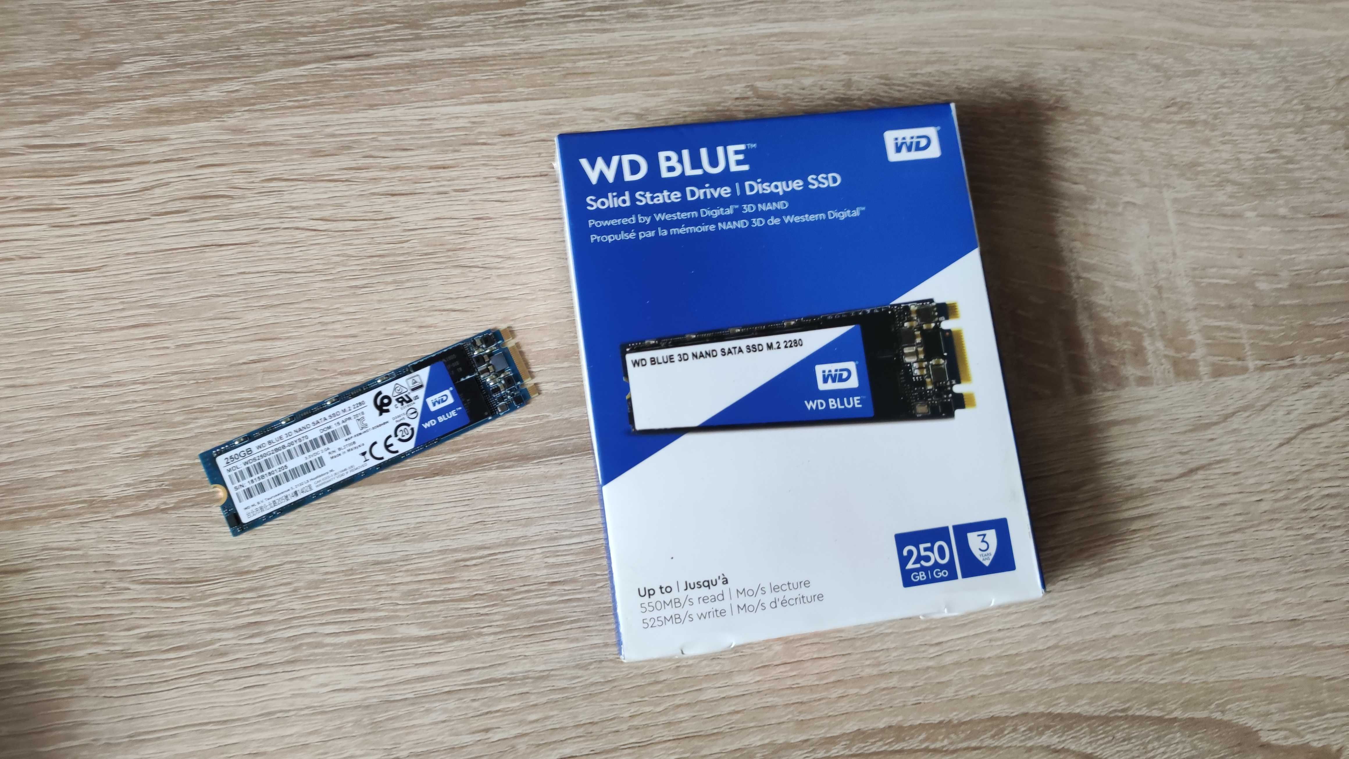 SSD диск Western Digital Blue SN570 250GB M.2 PCI-E 3.0 TLC