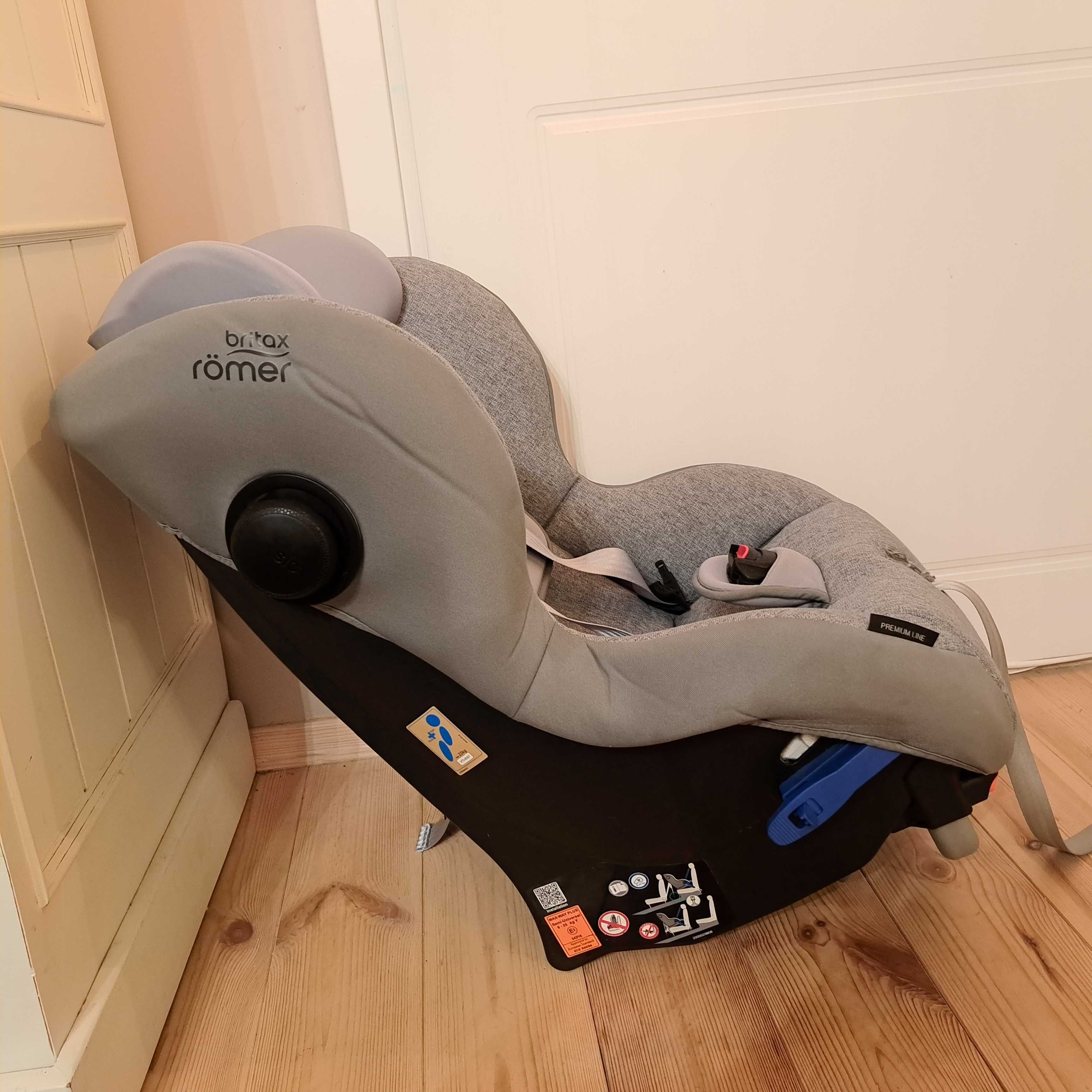 Britax Max Way plus 9-25 kg  RWF. Testy ADAC i PLUS !