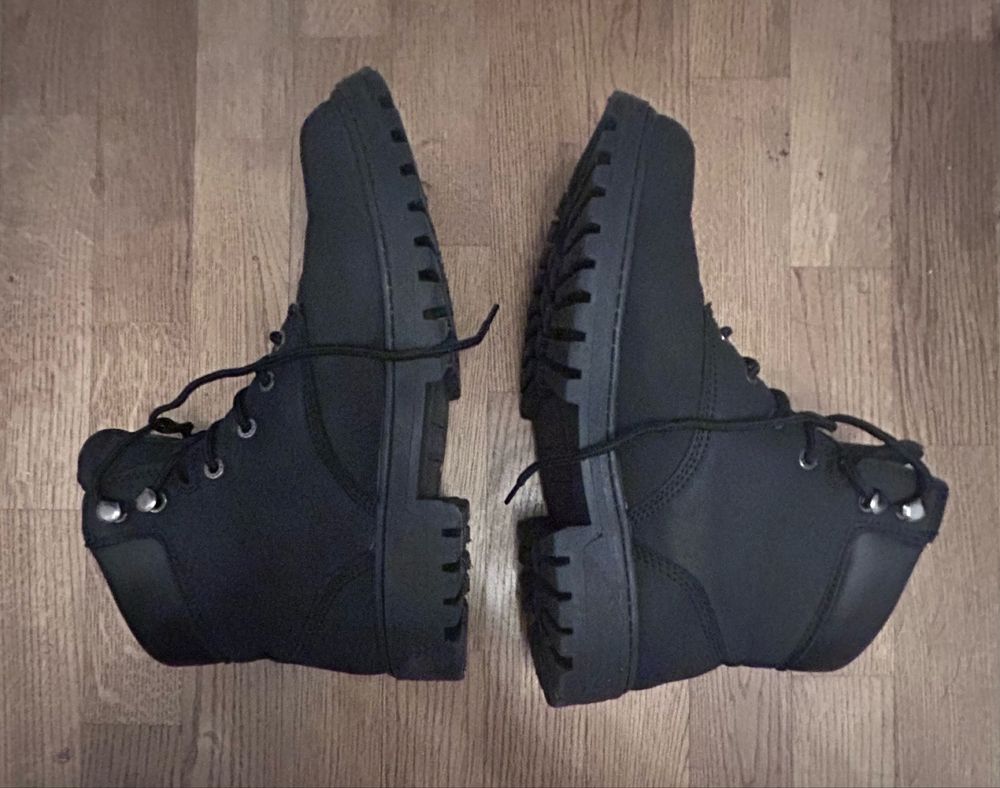 Czarne buty zimowe bigstar