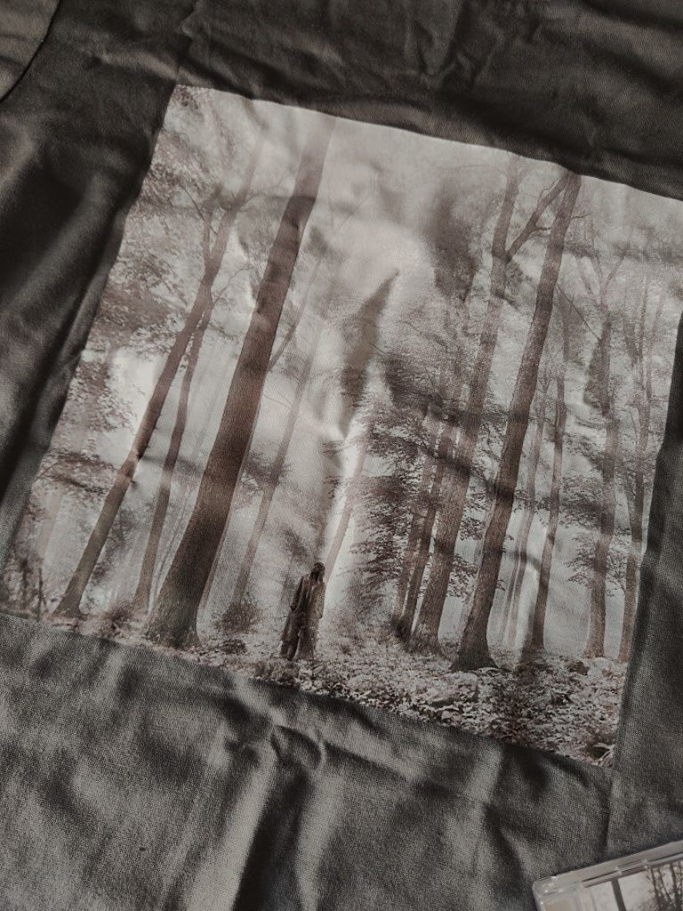 Koszulka tshirt Szara grafitowa folklore cover Taylor Swift