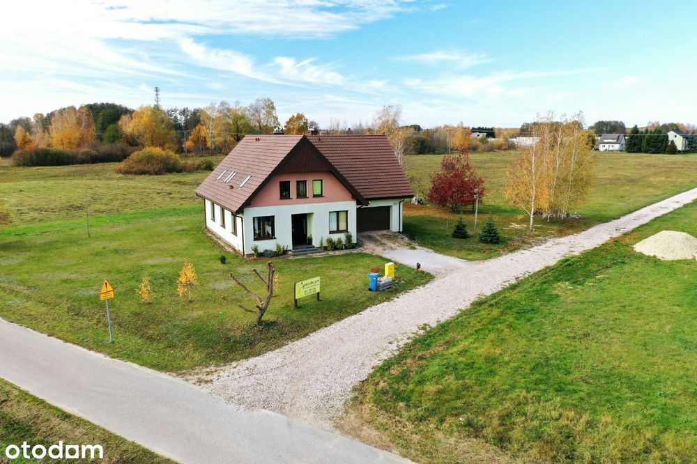 15 min do Wa-wy trasą S8, duża działka, 6 pokoi, gabinet