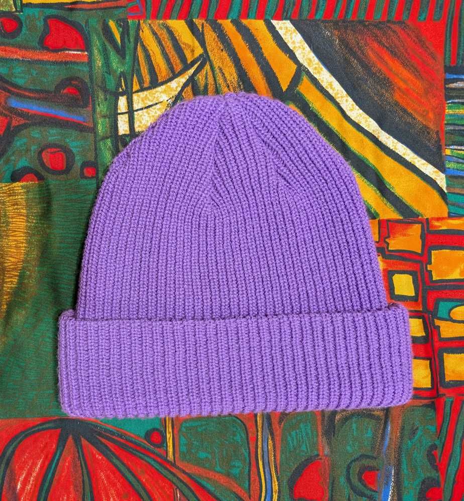 Оригінал Supreme Loose Gauge Beanie шапка з відворотом біні тепла