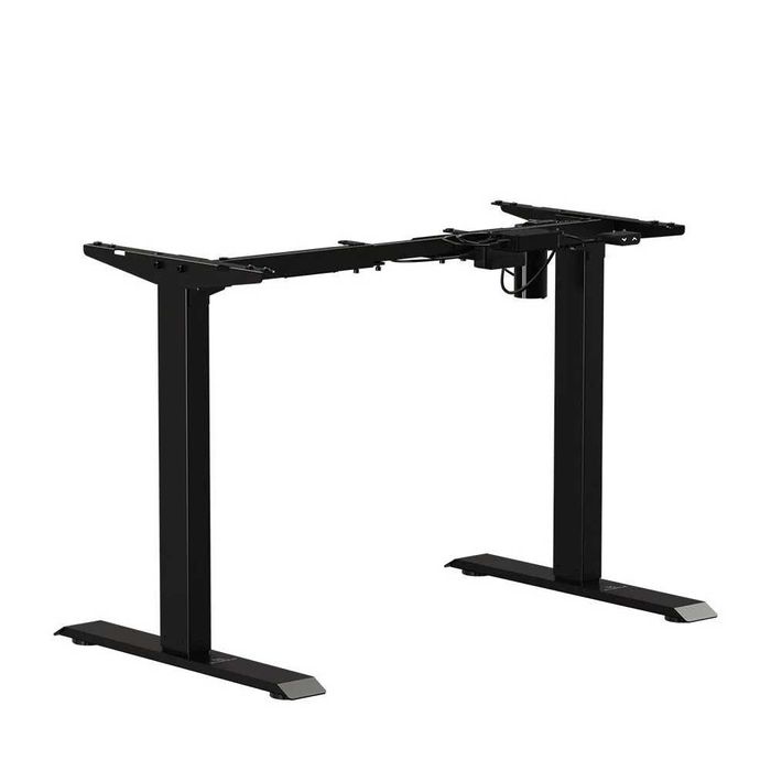 Estrutura de mesa elétrica com ajuste de altura motorizado, preto