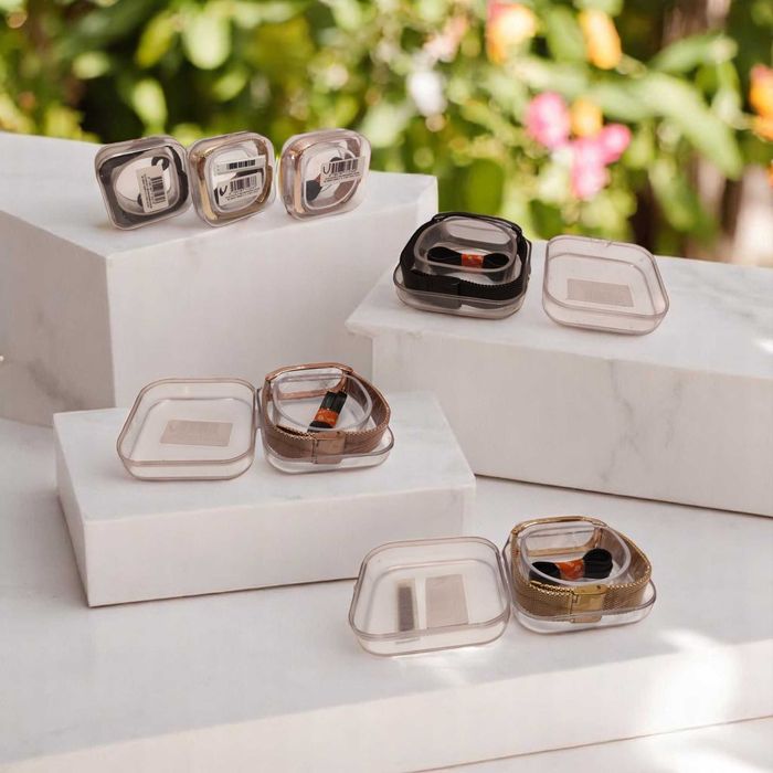 Bransoleta do Xiaomi Mi Band 5/6/6 NFC -  Black/Gold/Rose Gold