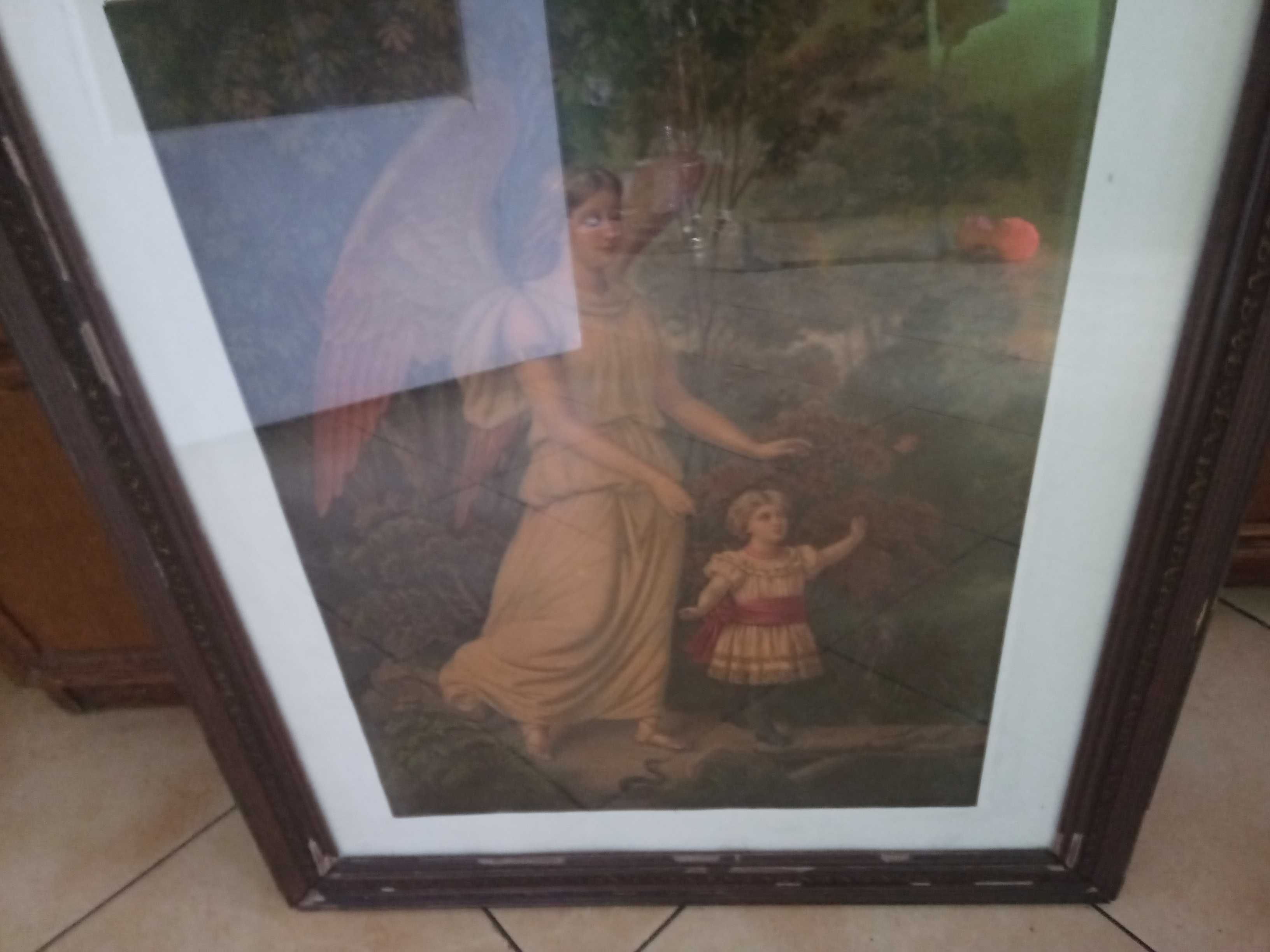 Swiety obraz Olejny z Aniołem