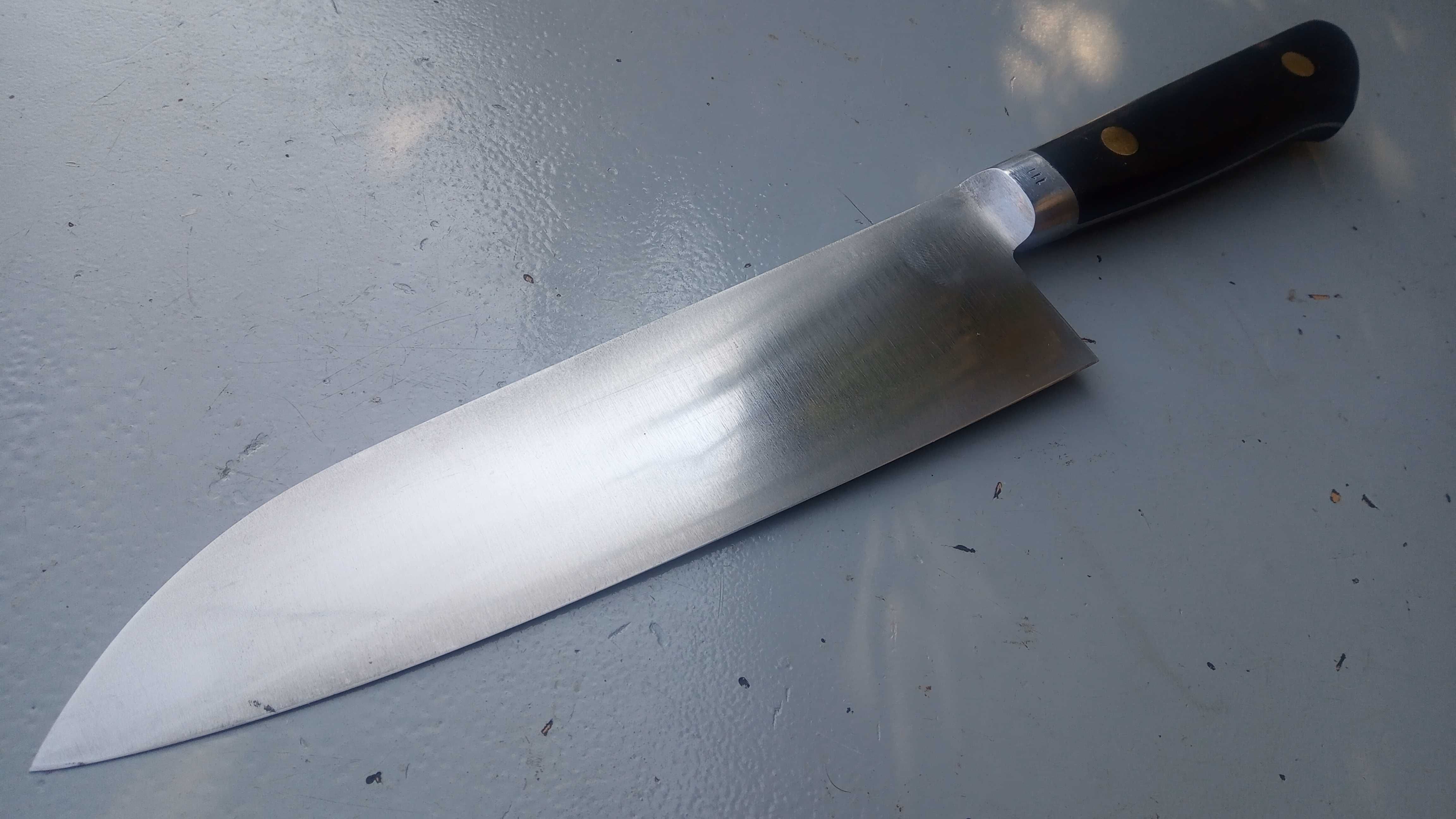 Nóż japoński Misono santoku stal weglowa