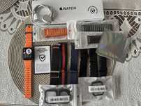 Zegarek Apple Watch SE 2 44mm - pełen zestaw, paski, etui | Gwarancja