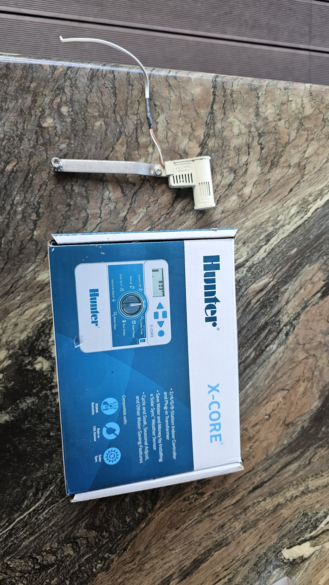 Sterownik hunter x-core 601 + sensor deszczu